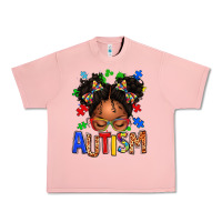 Salmon autism afro girl Urban Heavy Tee - texasbilliewilder