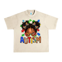 Sandshell autism afro girl Urban Heavy Tee - texasbilliewilder