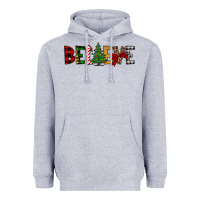 Heather Grey believe Heavyweight Hoodie - JahusDesignShop