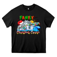 Black family 2024 christmas cruise Heavy Core Tee - CowhideDigitalArt