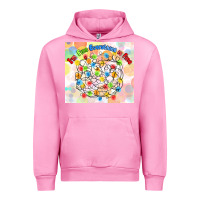 Fuchsia Pink im fine everything is fine with lights Urban Hoodie - MaliasSmallBusiness