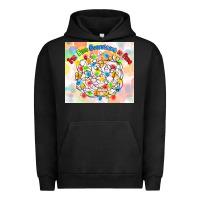 Pigment Black im fine everything is fine with lights Urban Hoodie - MaliasSmallBusiness