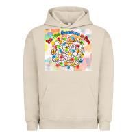 Pigment French Oak im fine everything is fine with lights Urban Hoodie - MaliasSmallBusiness