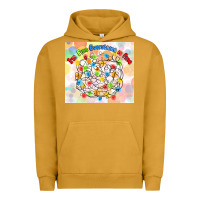 Pigment Peanut Butter im fine everything is fine with lights Urban Hoodie - MaliasSmallBusiness