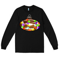 Black Christmas football Long Sleeve Tee - RanaPortraitStore