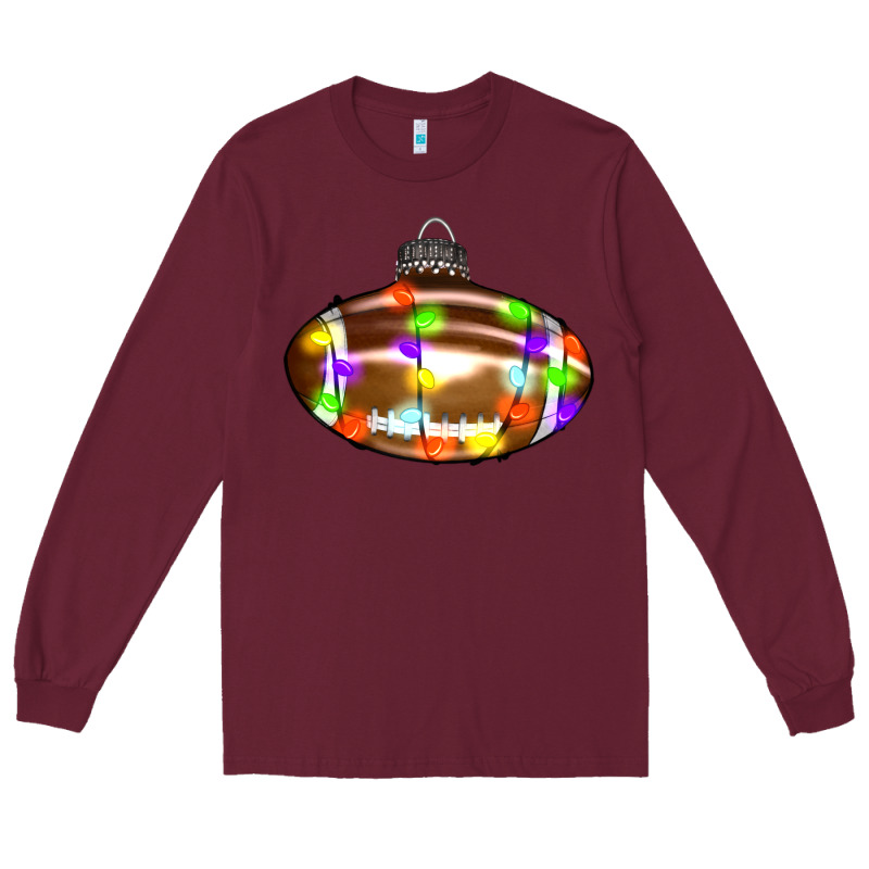 Christmas Football Long Sleeve Tee by RanaPortraitStore | Teevron