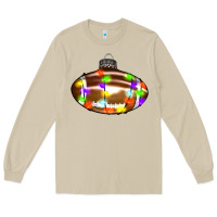 Mushroom Christmas football Long Sleeve Tee - RanaPortraitStore
