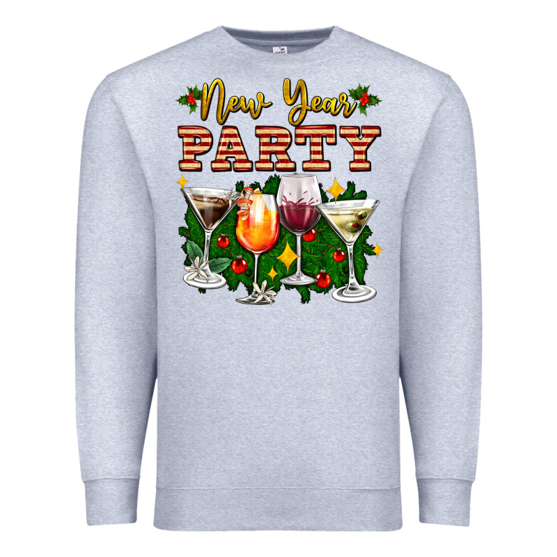 New Year Party Christmas Coctail Premium Sweatshirt by AdoDesignShop | Teevron