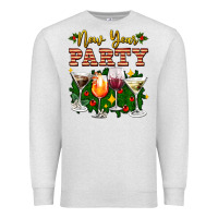 Oatmeal Heather new year party christmas coctail Premium Sweatshirt - AdoDesignShop
