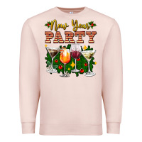 Pale Pink new year party christmas coctail Premium Sweatshirt - AdoDesignShop