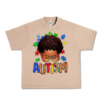 Burro autism afro kid Urban Heavy Tee - texasbilliewilder