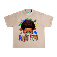 French Oak autism afro kid Urban Heavy Tee - texasbilliewilder