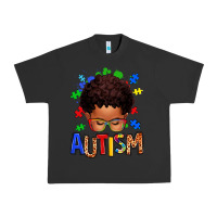 Pigment Black autism afro kid Urban Heavy Tee - texasbilliewilder