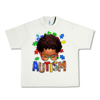 Pistachio autism afro kid Urban Heavy Tee - texasbilliewilder