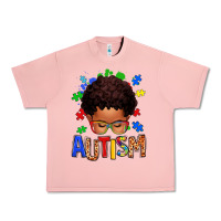 Salmon autism afro kid Urban Heavy Tee - texasbilliewilder