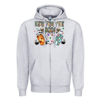 Heather Grey here for the boos Zipper Hoodie - CowhideDigitalArt