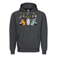 Smoke here for the boos Zipper Hoodie - CowhideDigitalArt