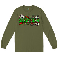 Army Green sister soccer Long Sleeve Tee - Zillion Design Studio