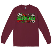 Burgundy sister soccer Long Sleeve Tee - Zillion Design Studio