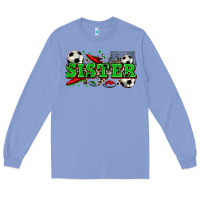 Colony Blue sister soccer Long Sleeve Tee - Zillion Design Studio