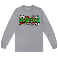 Heather Grey sister soccer Long Sleeve Tee - Zillion Design Studio