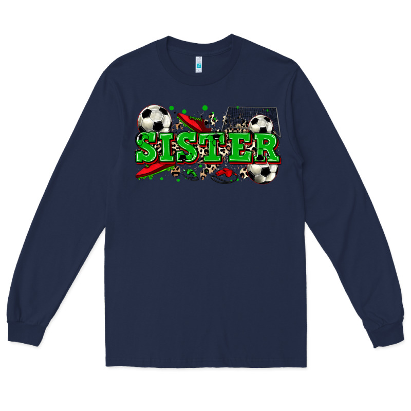 Sister Soccer Long Sleeve Tee by Zillion Design Studio | Teevron