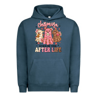 Pigment Midnight Navy chismosa even in the after life Urban Hoodie - MaliasSmallBusiness
