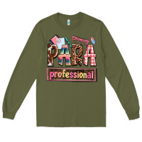 Army Green para professional Long Sleeve Tee - AdoDesignShop