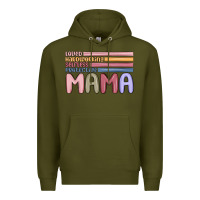 Army Green mama Premium Hoodie - MaliasSmallBusiness