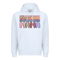 White mama Premium Hoodie - MaliasSmallBusiness
