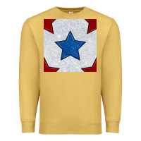 Antique Gold Glitter 4th Of July Seamless Pattern Premium Sweatshirt - BundleAndBundleShop