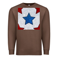 Chestnut Glitter 4th Of July Seamless Pattern Premium Sweatshirt - BundleAndBundleShop