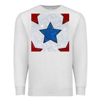 Oatmeal Heather Glitter 4th Of July Seamless Pattern Premium Sweatshirt - BundleAndBundleShop