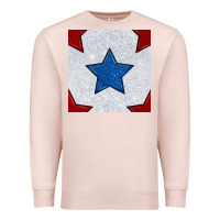 Pale Pink Glitter 4th Of July Seamless Pattern Premium Sweatshirt - BundleAndBundleShop
