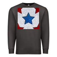 Smoke Glitter 4th Of July Seamless Pattern Premium Sweatshirt - BundleAndBundleShop