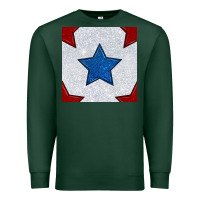 Sports Green Glitter 4th Of July Seamless Pattern Premium Sweatshirt - BundleAndBundleShop