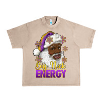 French Oak big nick energy purple and gold afro santa Urban Heavy Tee - RanaPortraitStore