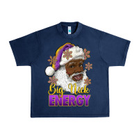 Navy big nick energy purple and gold afro santa Urban Heavy Tee - RanaPortraitStore
