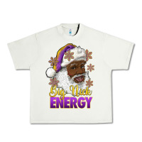 Pistachio big nick energy purple and gold afro santa Urban Heavy Tee - RanaPortraitStore