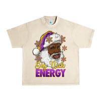 Sandshell big nick energy purple and gold afro santa Urban Heavy Tee - RanaPortraitStore