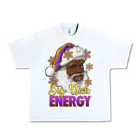 White big nick energy purple and gold afro santa Urban Heavy Tee - RanaPortraitStore