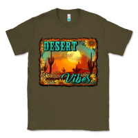 Army Green desert vibes background Classic Tee - RanaPortraitStore