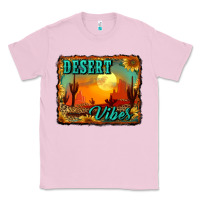 Bubblegum Pink desert vibes background Classic Tee - RanaPortraitStore