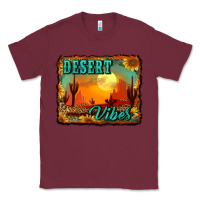 Burgundy desert vibes background Classic Tee - RanaPortraitStore