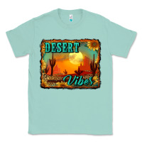 Seafoam desert vibes background Classic Tee - RanaPortraitStore