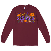 Burgundy sister basketball Long Sleeve Tee - Zillion Design Studio