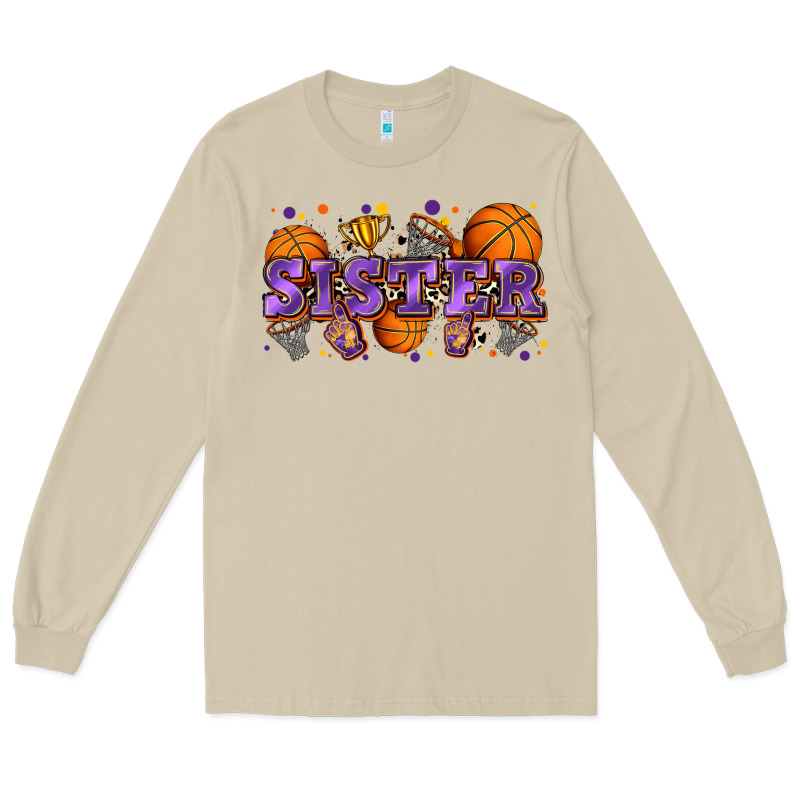Sister Basketball Long Sleeve Tee by Zillion Design Studio | Teevron