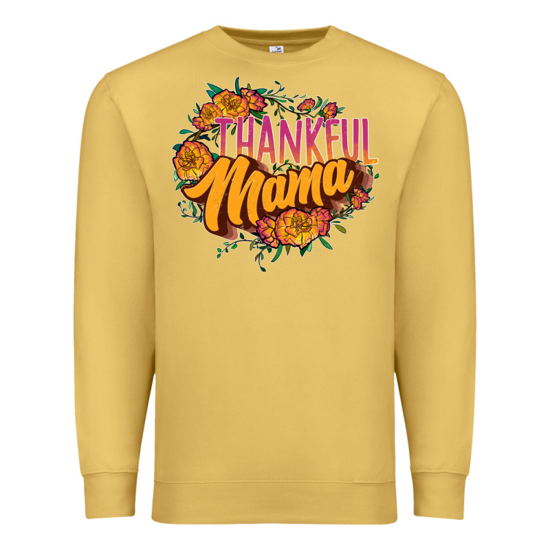 Thankful Mama Premium Sweatshirt by JahusDesignShop | Teevron
