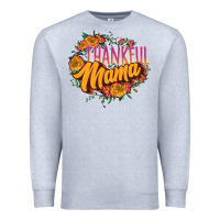 Heather Grey thankful mama Premium Sweatshirt - JahusDesignShop