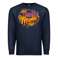 Navy thankful mama Premium Sweatshirt - JahusDesignShop